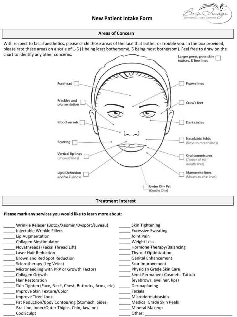 Boise Image Client Intake Form